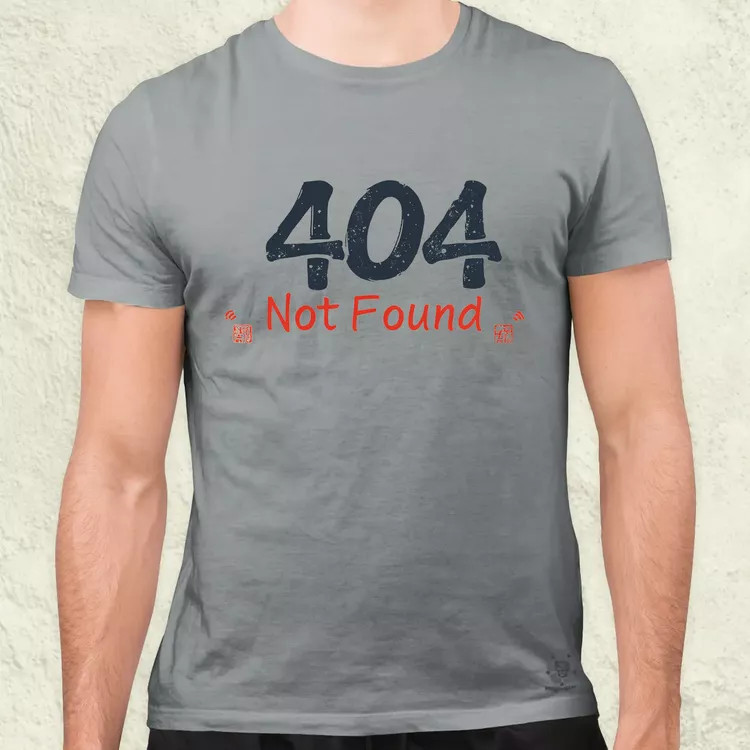404 not found v2 férfi póló