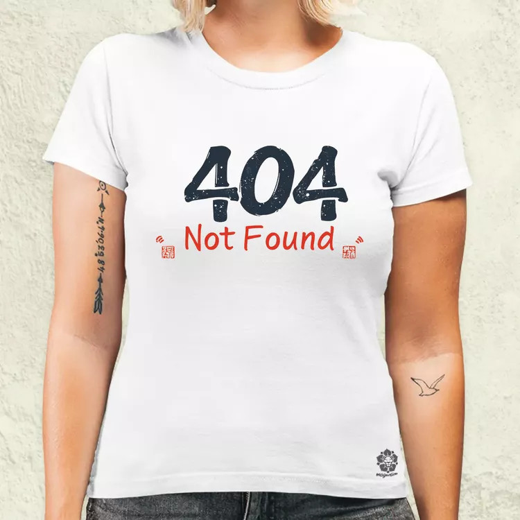 404 not found v2 női póló
