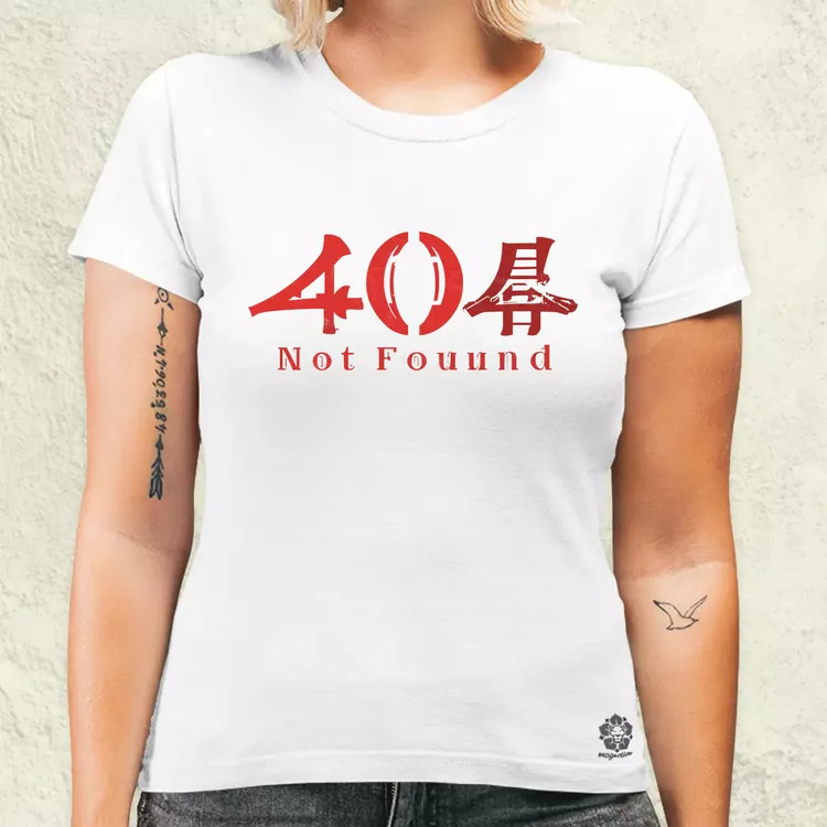 404 not found v3 női póló