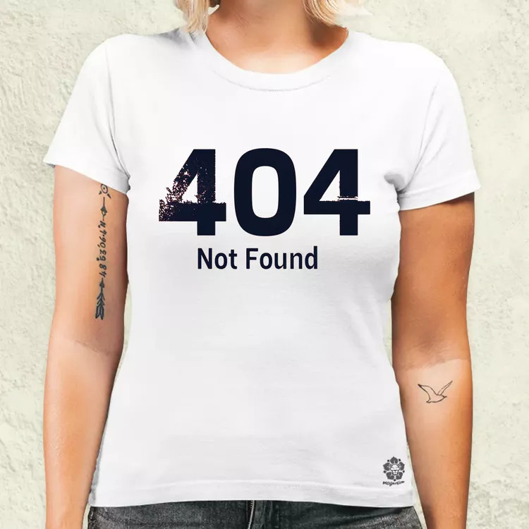404 not found v4 női póló
