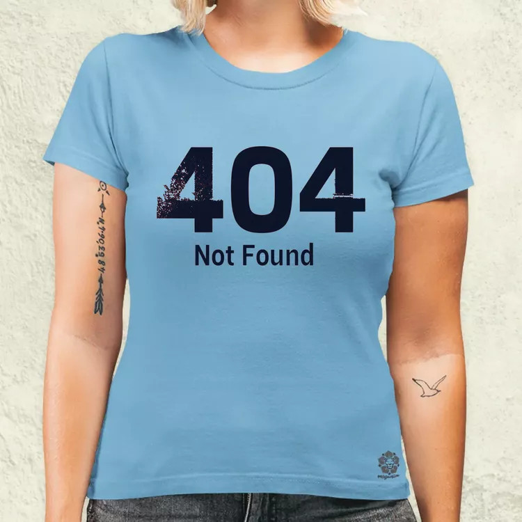 404 not found v4 női póló