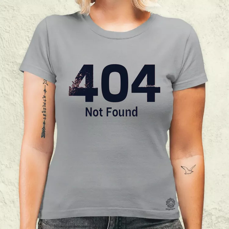 404 not found v4 női póló