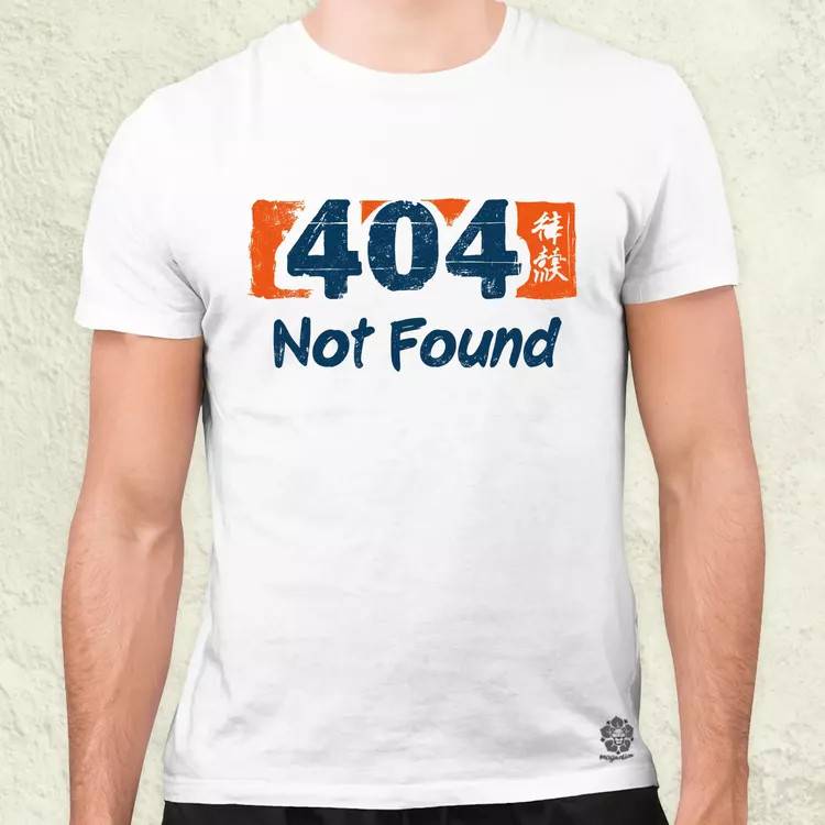 404 not found v5 férfi póló