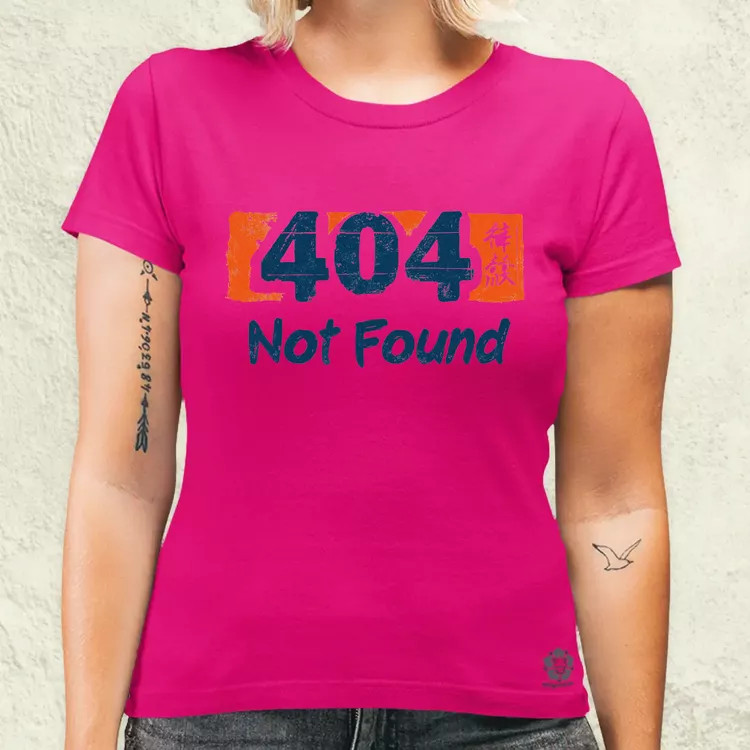 404 not found v5 női póló