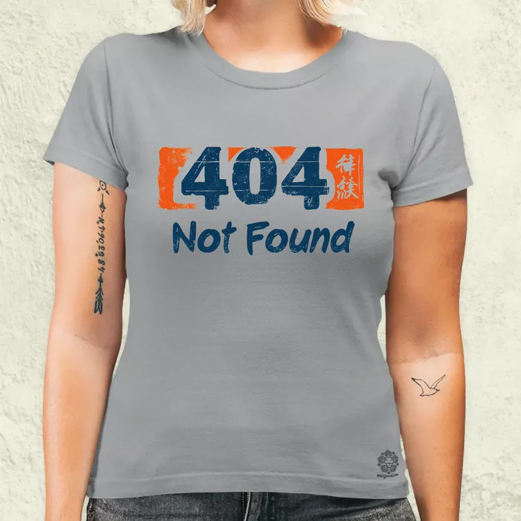 404 not found v5 női póló