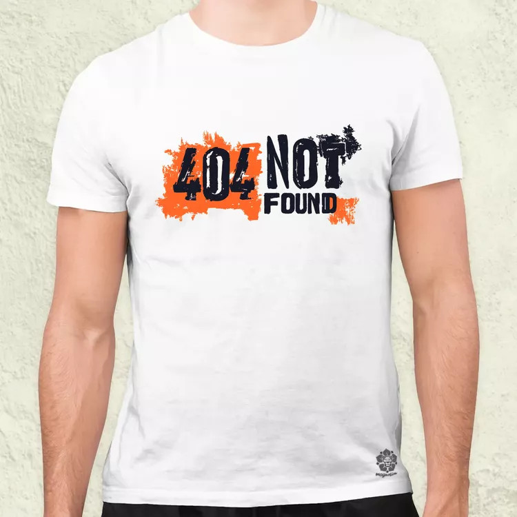 404 not found v6 férfi póló