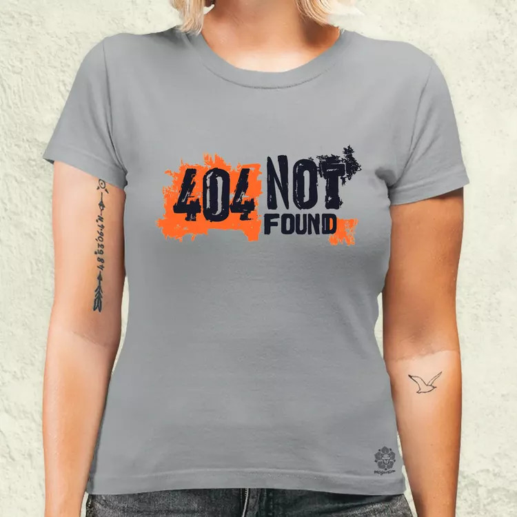 404 not found v6 női póló