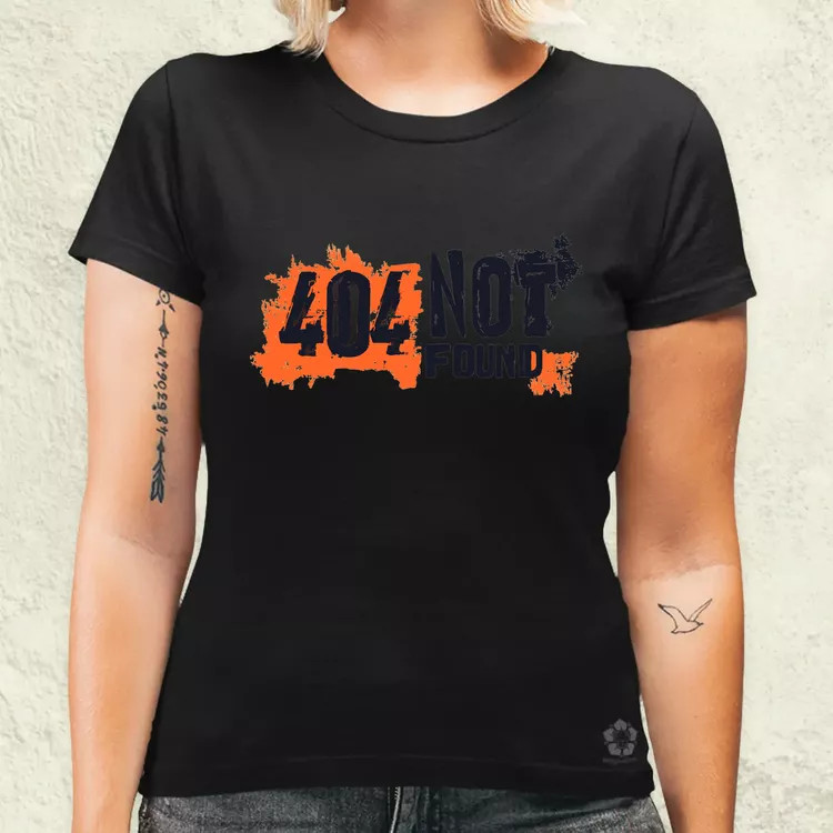 404 not found v6 női póló