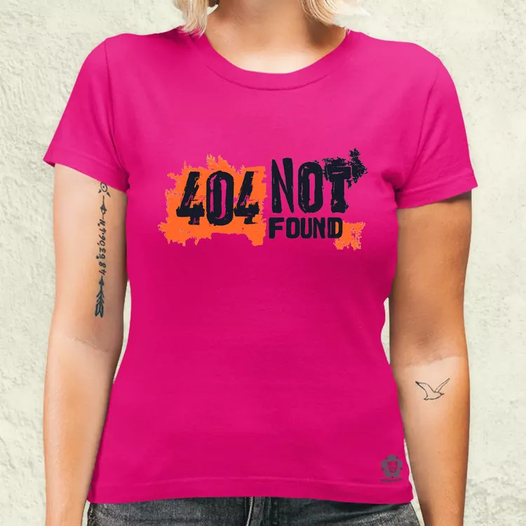 404 not found v6 női póló