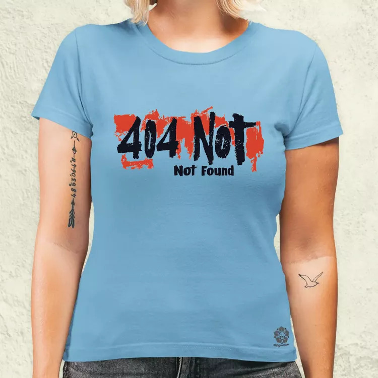 404 not found v7 női póló