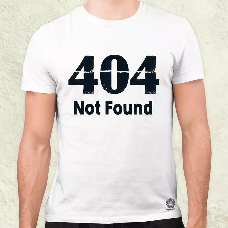 404 not found v8 férfi póló