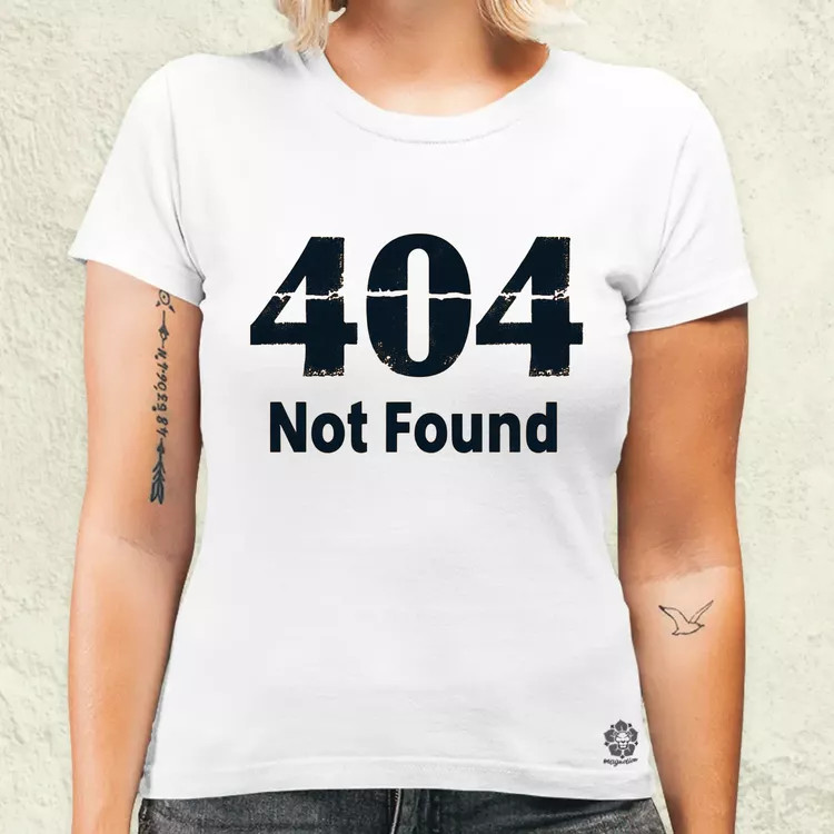 404 not found v8 női póló