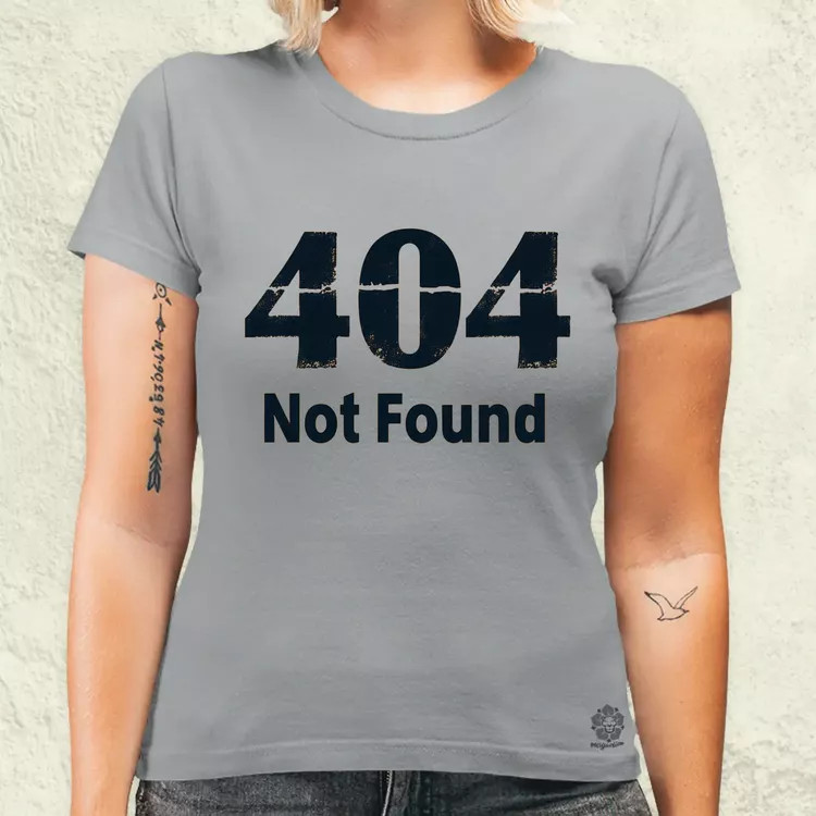 404 not found v8 női póló