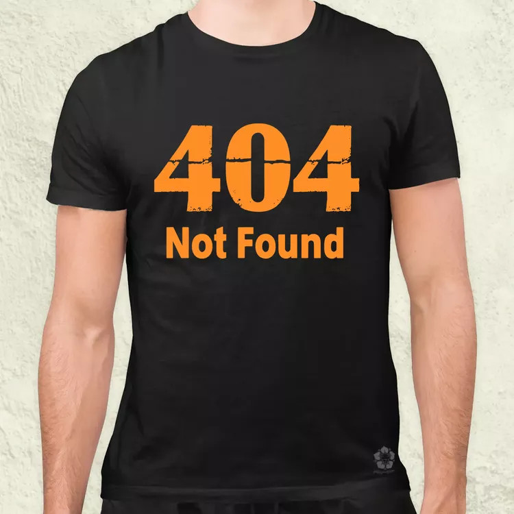 404 not found v9 férfi póló