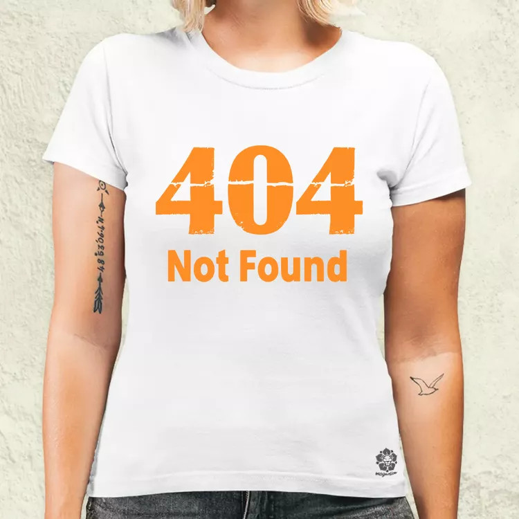 404 not found v9 női póló