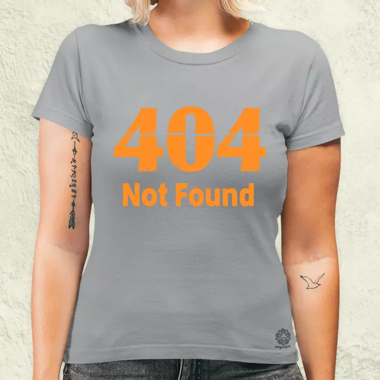 404 not found v9 női póló