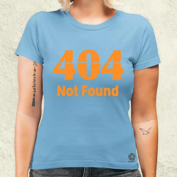 404 not found v9 női póló