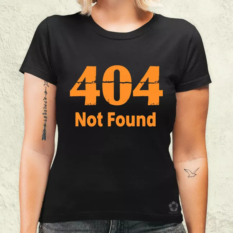 404 not found v9 női póló