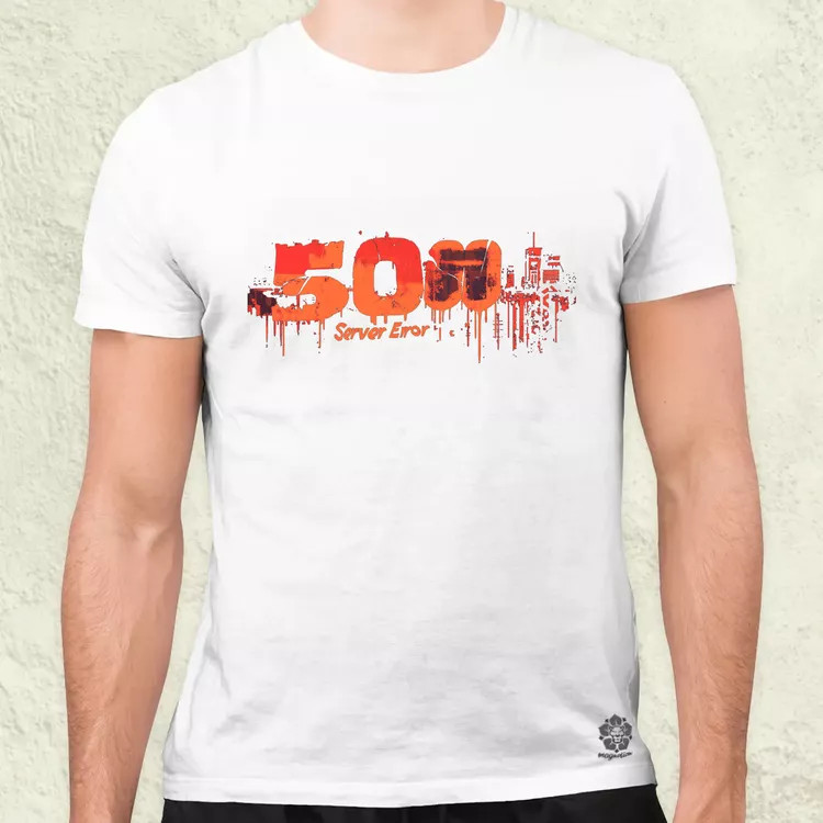 505 server error v10 férfi póló