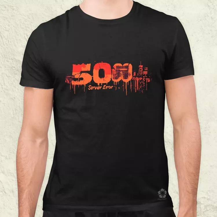 505 server error v10 férfi póló