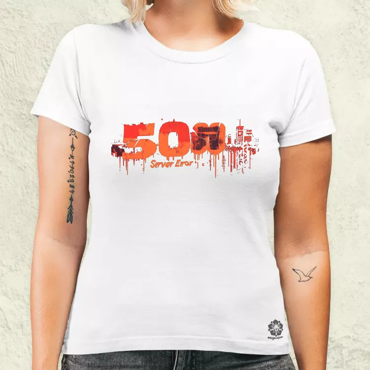 505 server error v10 női póló