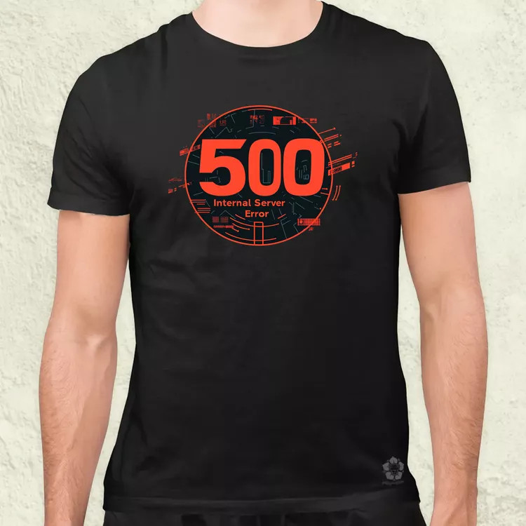 505 server error v15 férfi póló