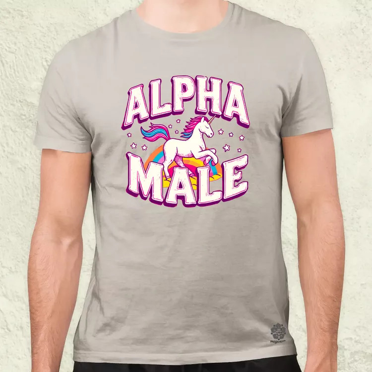 Alpha Male Retro férfi póló