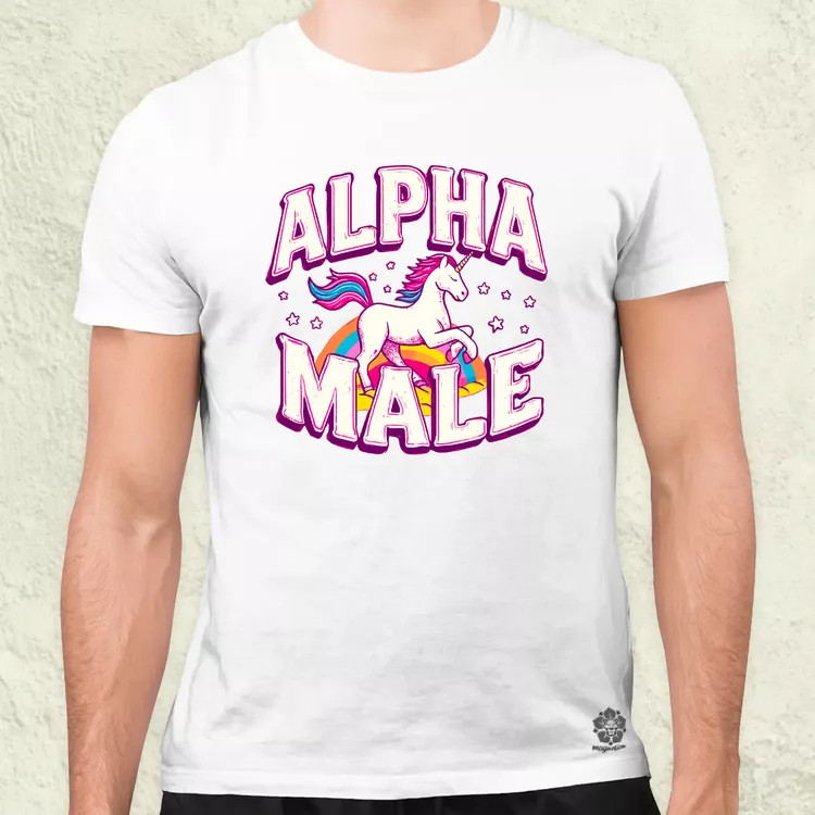 Alpha Male Retro férfi póló