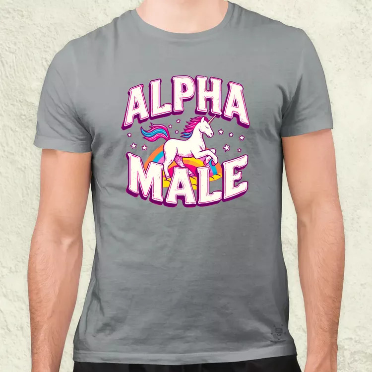 Alpha Male Retro férfi póló