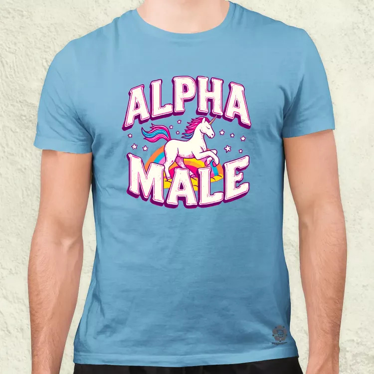 Alpha Male Retro férfi póló