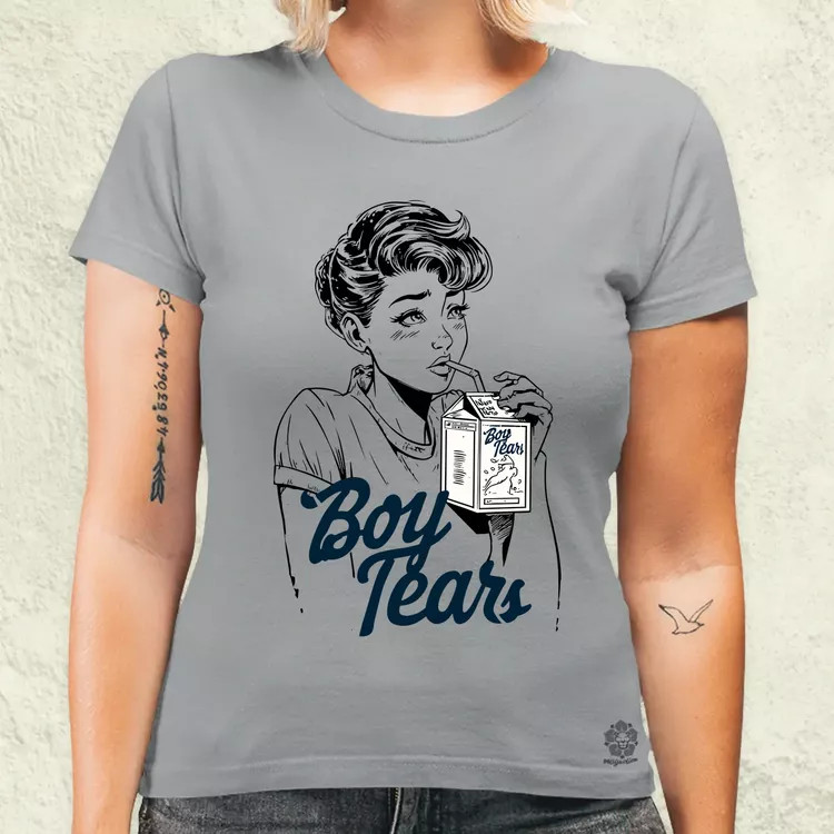 Boy tears női póló