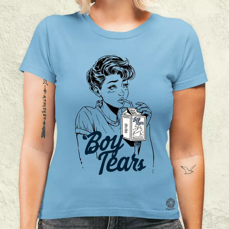 Boy tears női póló