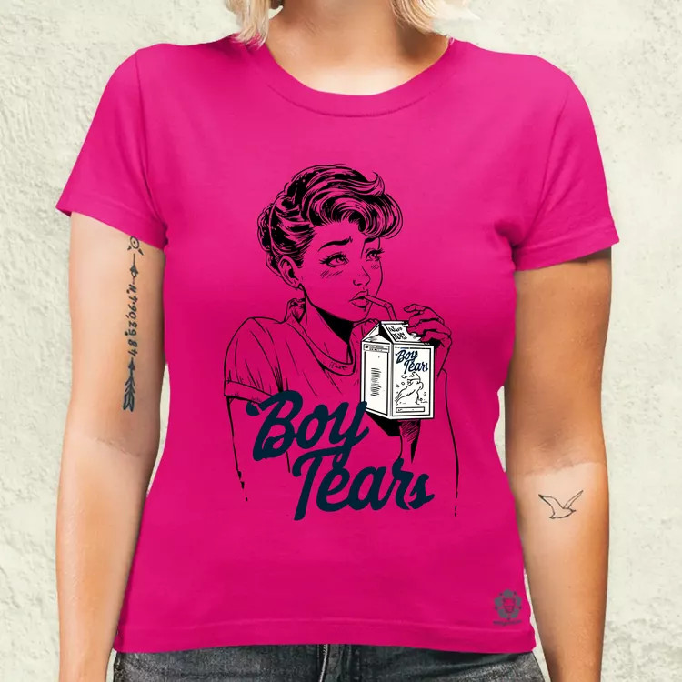 Boy tears női póló