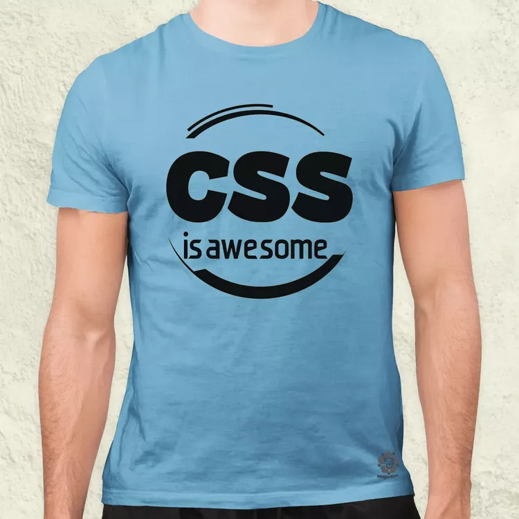 CSS is awesome v1 férfi póló