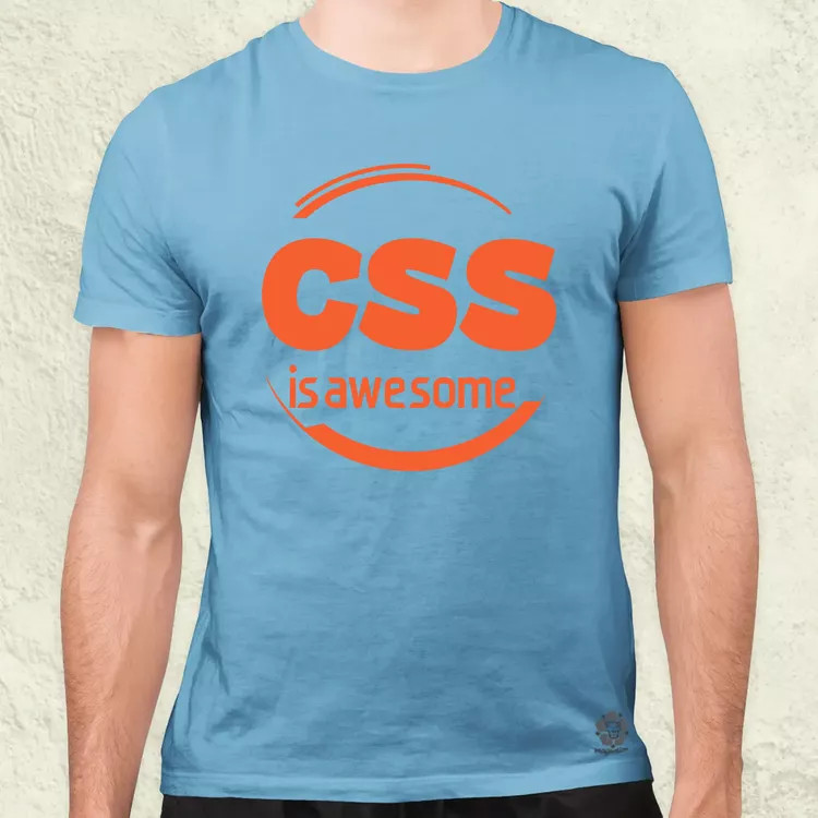 CSS is awesome v10 férfi póló