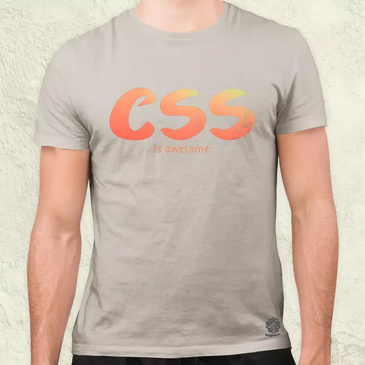 CSS is awesome v6 férfi póló