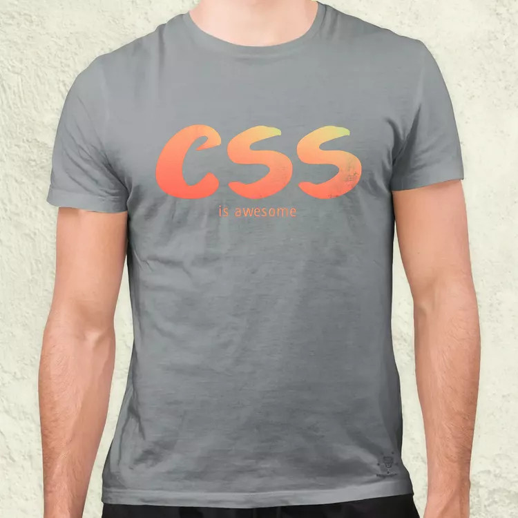 CSS is awesome v6 férfi póló