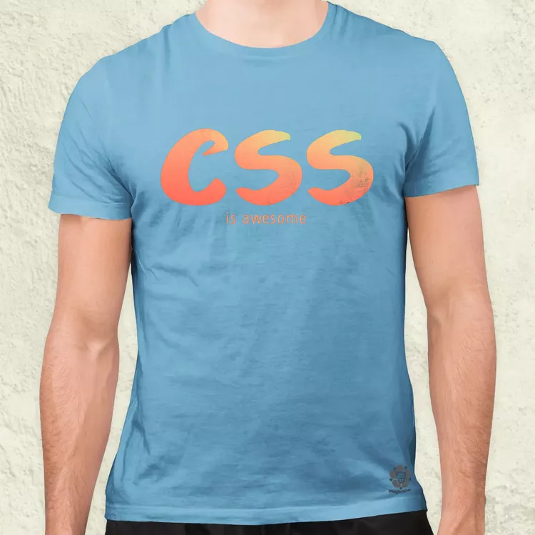 CSS is awesome v6 férfi póló