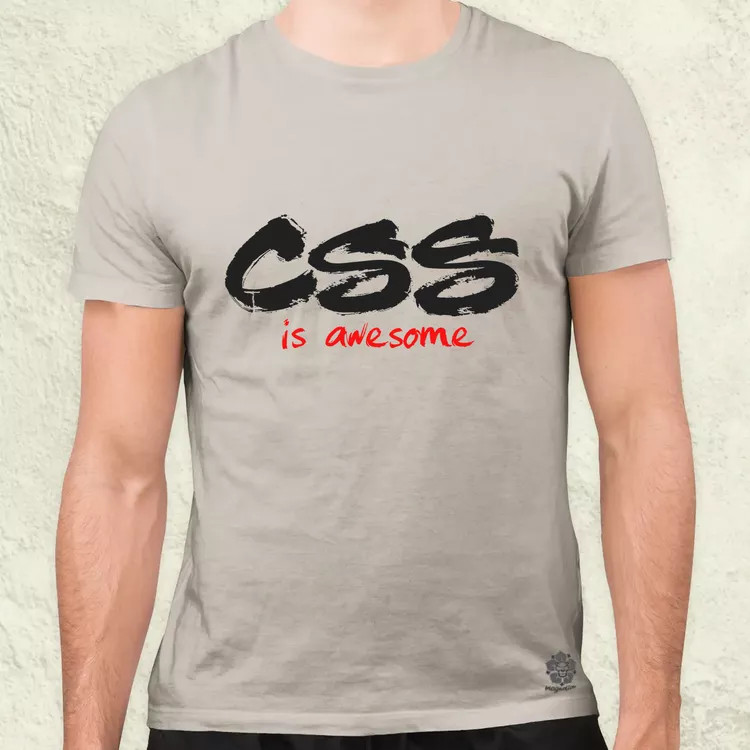 CSS is awesome v7 férfi póló
