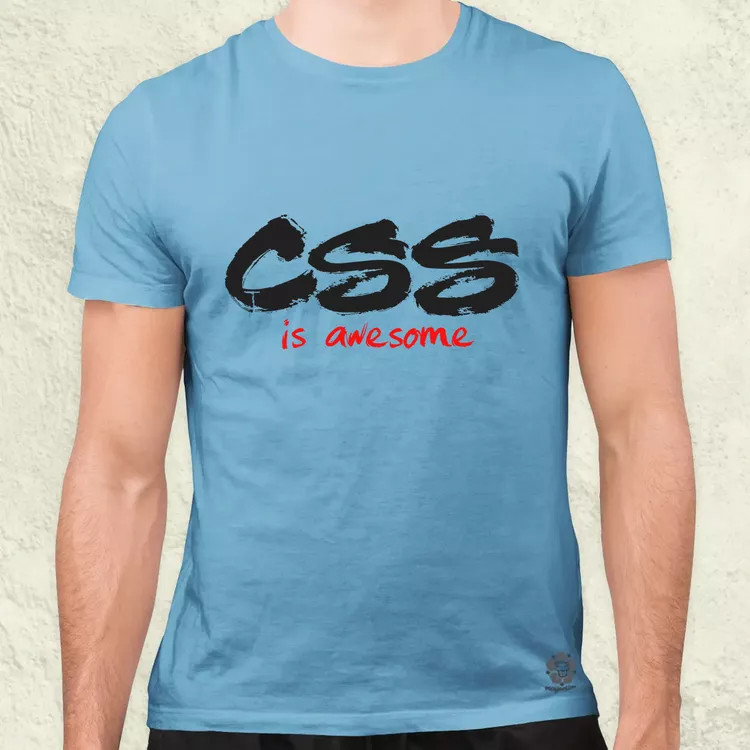 CSS is awesome v7 férfi póló