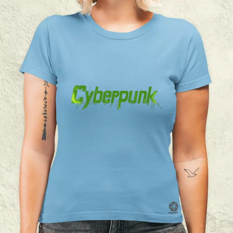 Cyberpunk v10 női póló