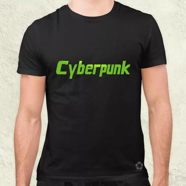Cyberpunk v11 férfi póló