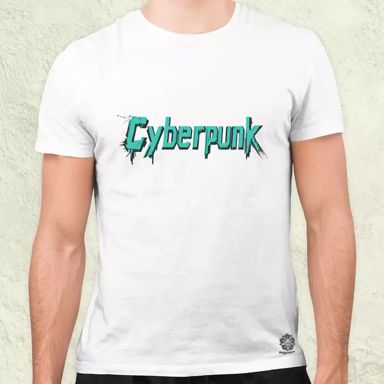 Cyberpunk v12 férfi póló