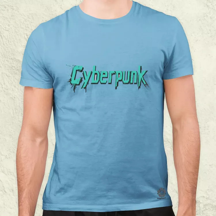 Cyberpunk v12 férfi póló