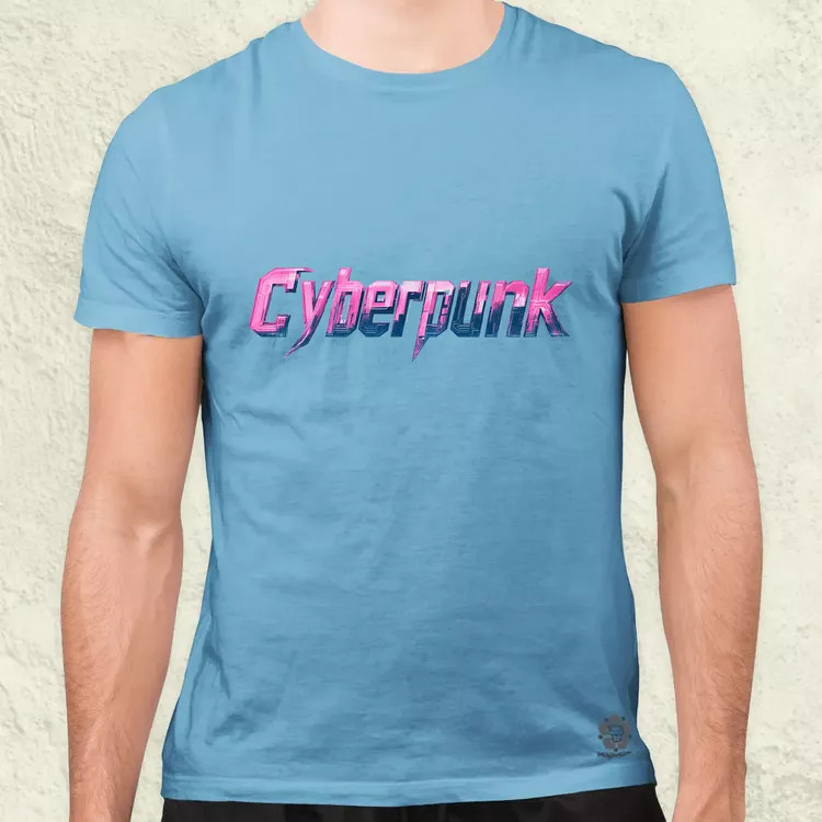 Cyberpunk v13 férfi póló