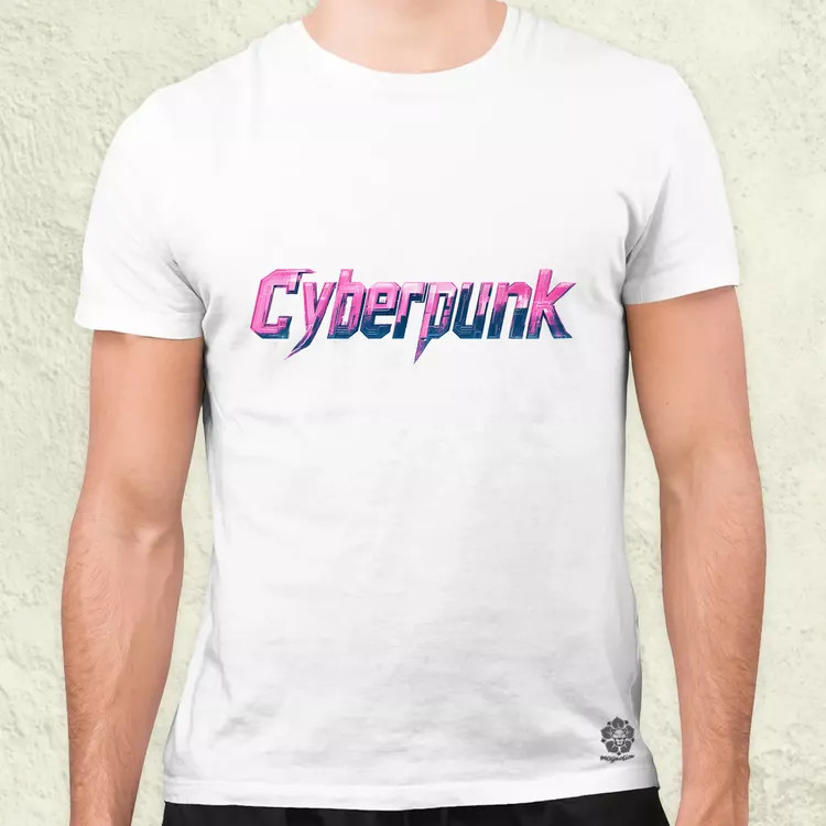 Cyberpunk v13 férfi póló