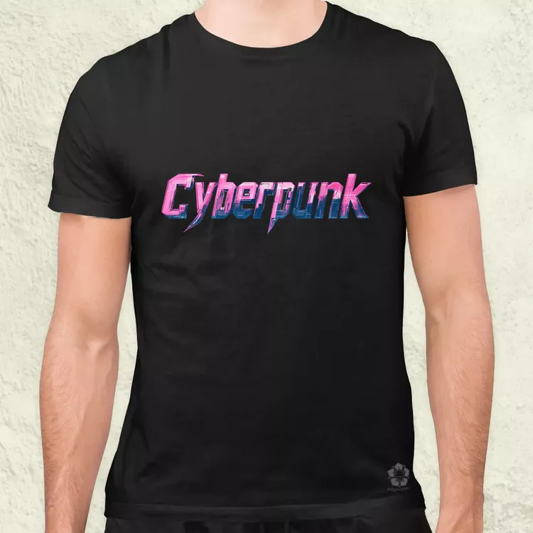 Cyberpunk v13 férfi póló