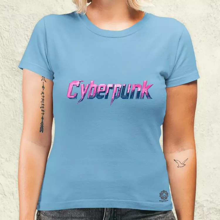 Cyberpunk v13 női póló