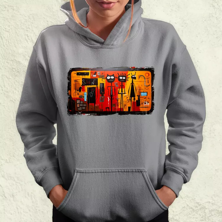 Basquiat Párban v1 női pulóver