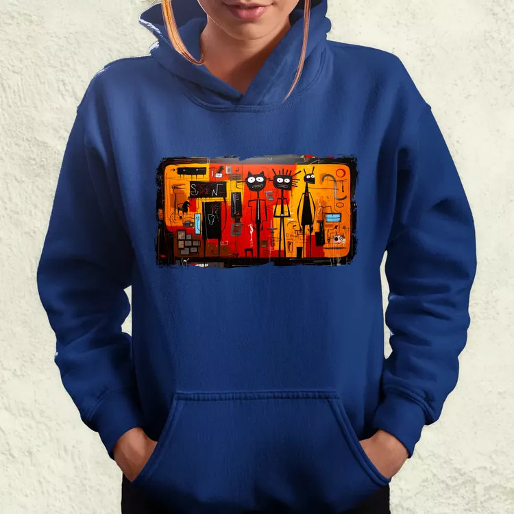Basquiat Párban v1 női pulóver